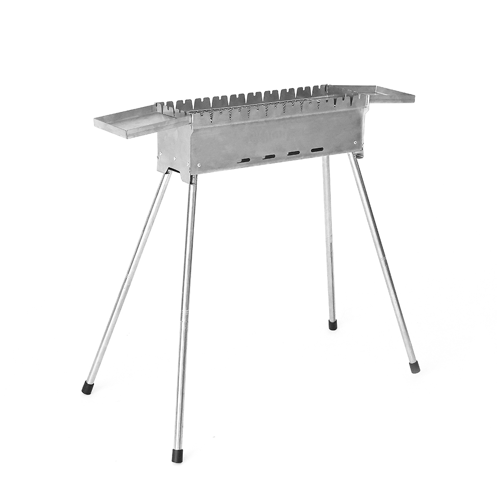 Panggangan Barbekyu Reguler Persegi Panjang Stainless Steel