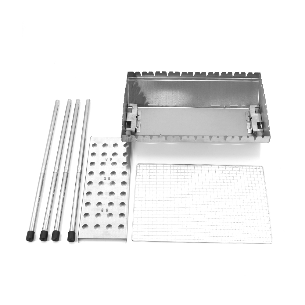 Panggangan Barbekyu Reguler Stainless Steel yang Dilebarkan