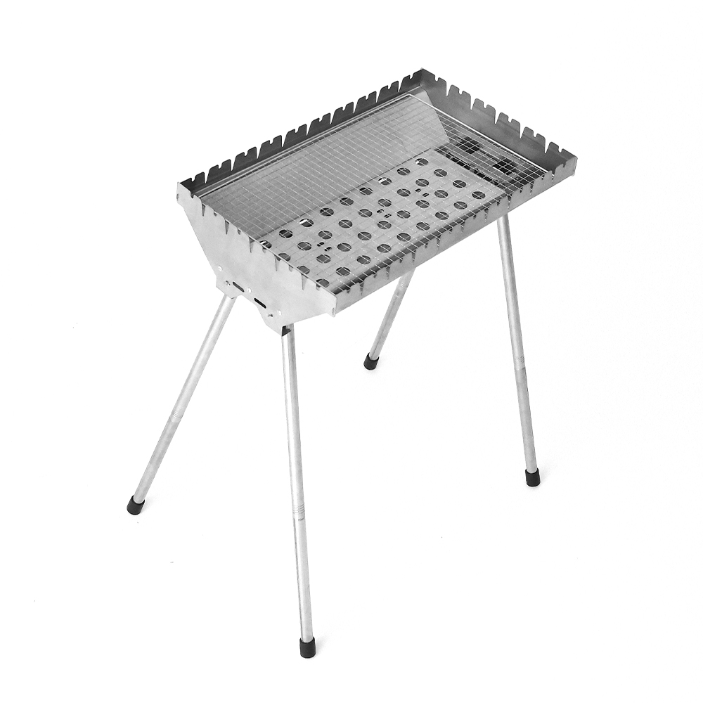 Panggangan Barbekyu Reguler Stainless Steel yang Dilebarkan